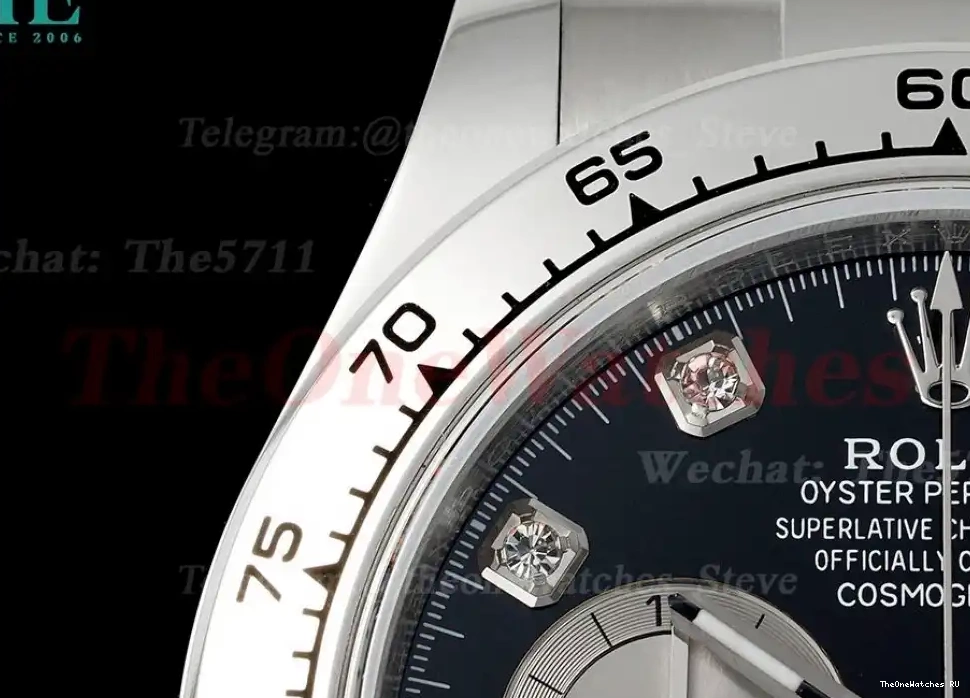 126509 SH4131 QF Super 40mm Daytona Black Dia SS Clone SS 0414